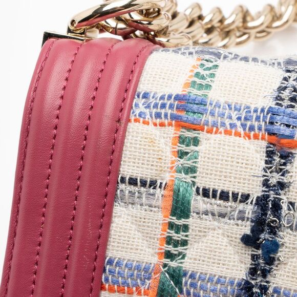 Chanel Lambskin Tweed Small Boy Bag - Picture 15 of 16